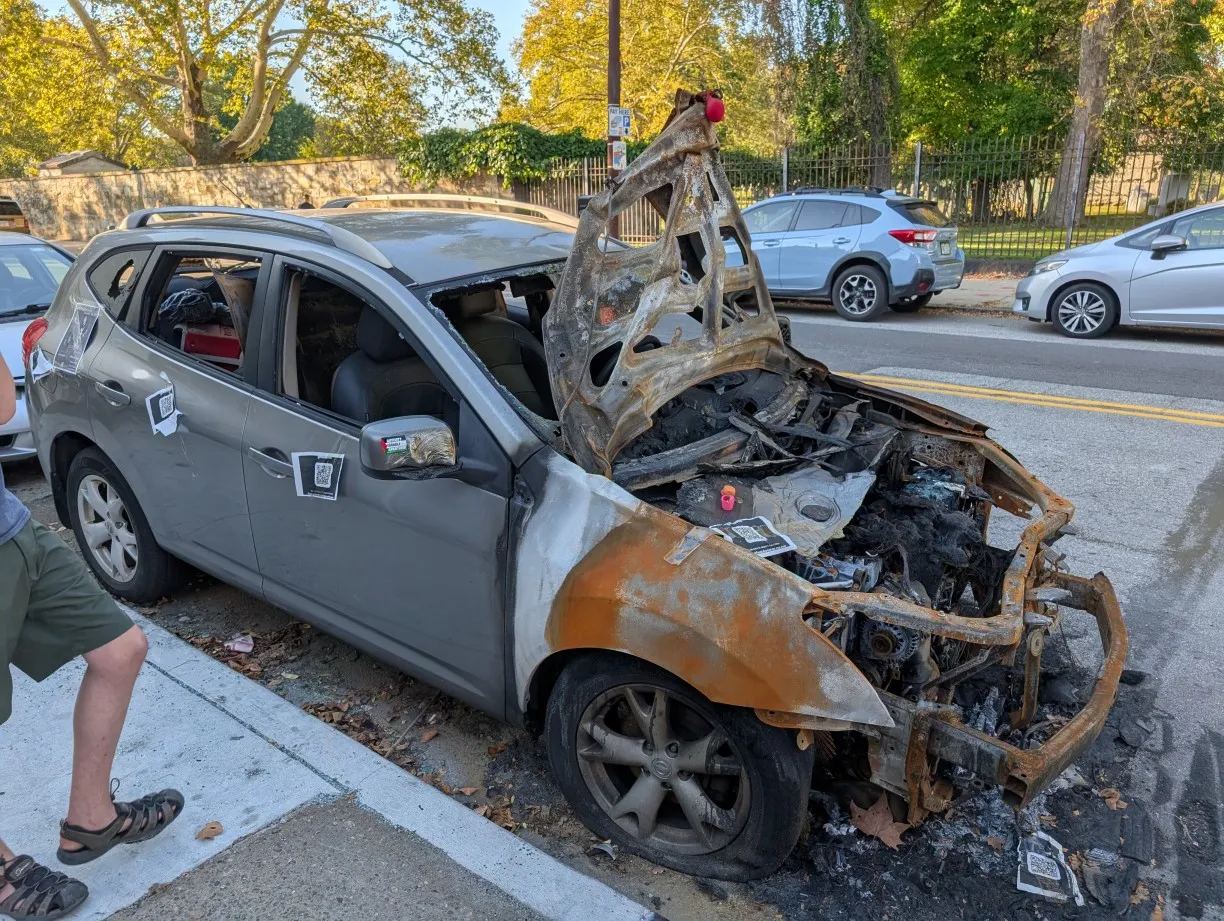 When a totaled car becomes totally art